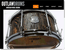 Tablet Screenshot of outlawdrums.com